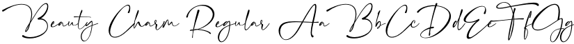 Beauty Charm Regular font