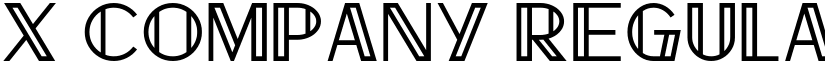X Company Regular font