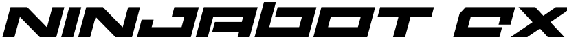 Ninjabot Expanded Italic Regular font