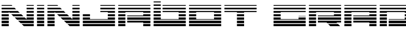 Ninjabot Gradient Regular font