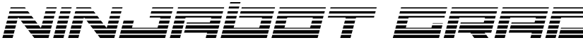 Ninjabot Gradient Italic Regular font