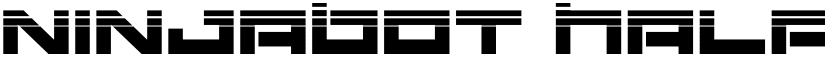 Ninjabot Halftone Regular font