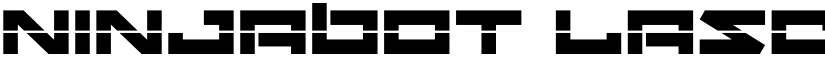 Ninjabot Laser Regular font