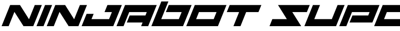 Ninjabot Super-Italic Regular font
