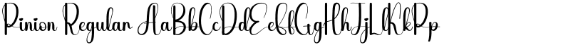 Pinion Regular font