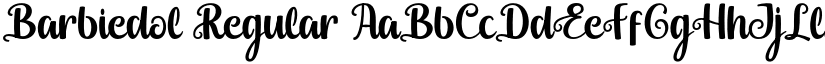 Barbiedol Regular font