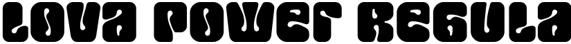Lova Power Regular font