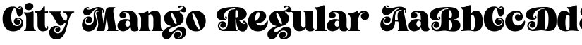 City Mango Regular font