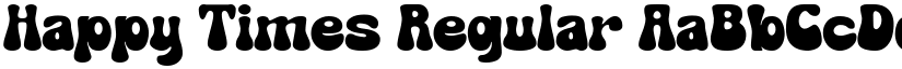 Happy Times Regular font