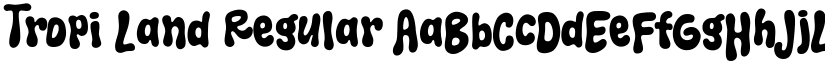 Tropi Land Regular font