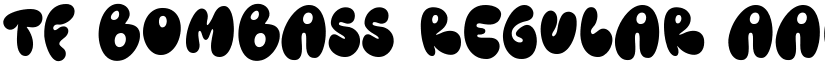 TF Bombass Regular font