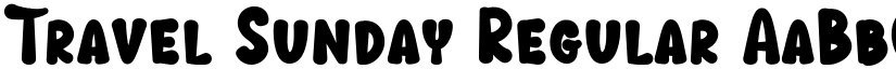 Travel Sunday Regular font
