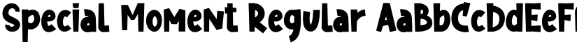 Special Moment Regular font