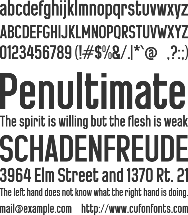 h Habis font preview