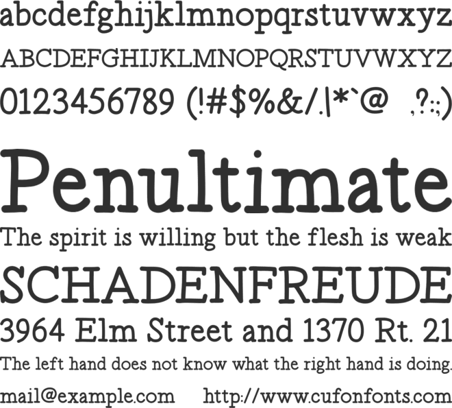 Spicy Kebab font preview