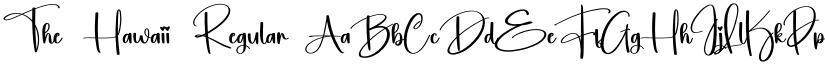 The Hawaii Regular font