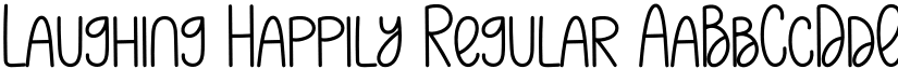 Laughing Happily font download