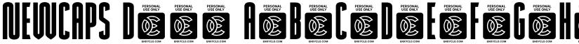 NEWCAPS Demo font