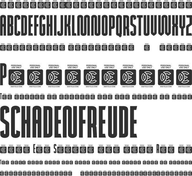 NEWCAPS font preview