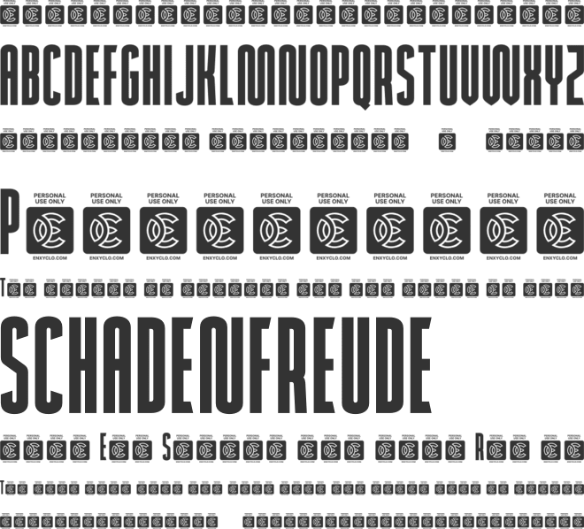 NEWCAPS font preview