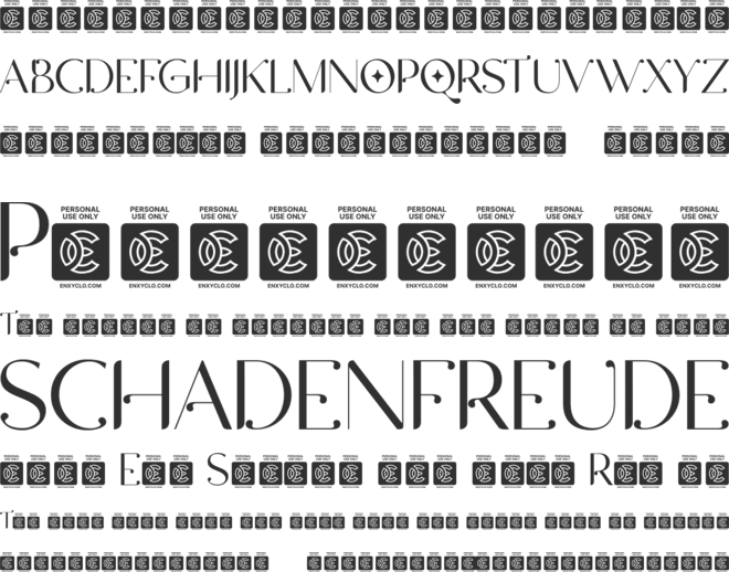 NCL Bahie Waonid font preview