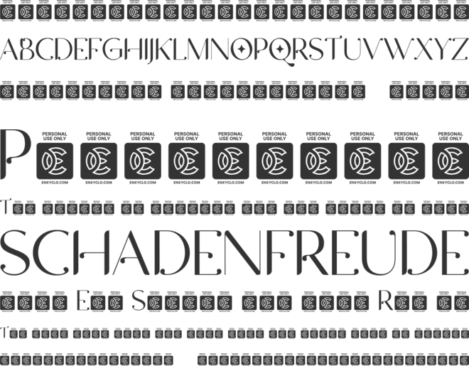 NCL Bahie Waonid font preview