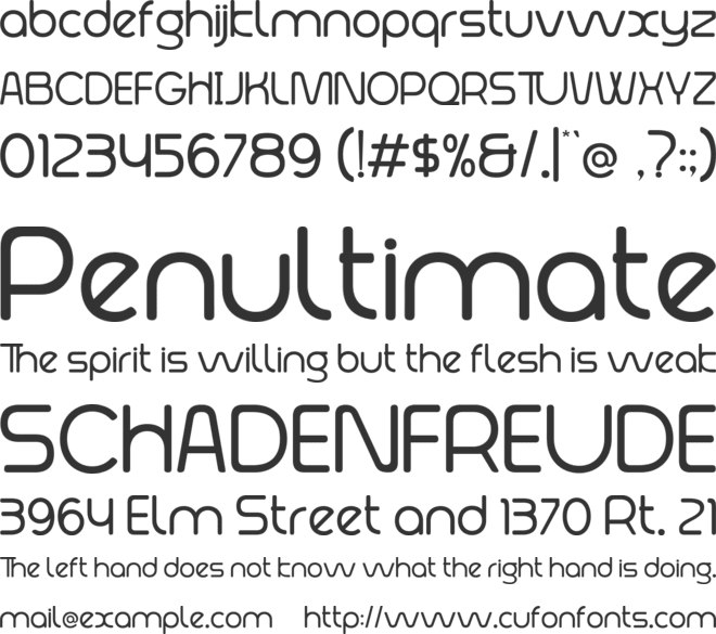 Nikoovers font preview