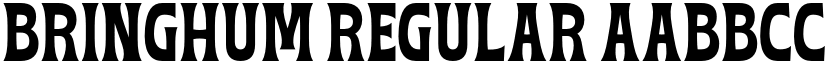 Bringhum Regular font