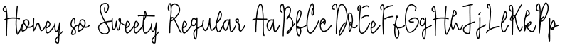 Honey so Sweety Regular font