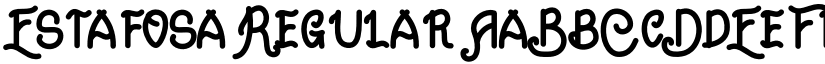 Estafosa font download