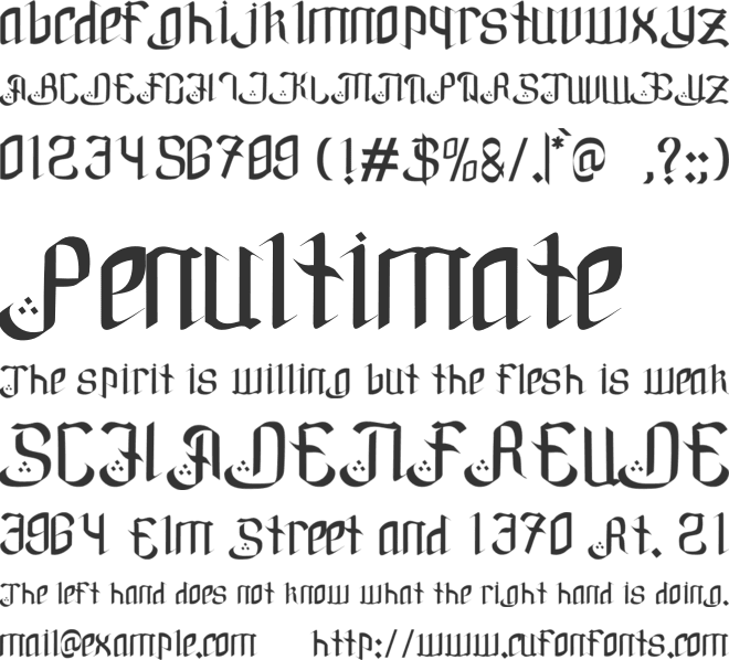 Basmallahu font preview