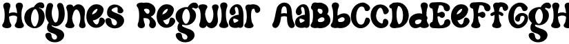 Hoynes Regular font