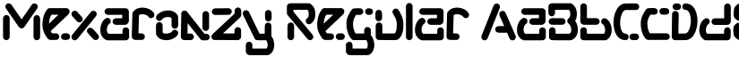 Mexaronzy Regular font