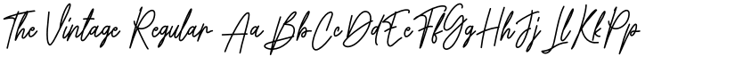 The Vintage Regular font