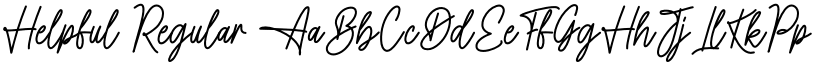 Helpful Regular font