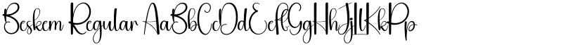 Beskem Regular font