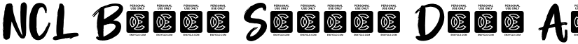NCL Bliss Sureal Demo font