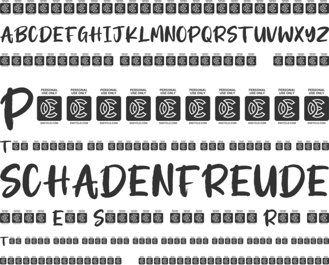 NCL Bliss Sureal font preview