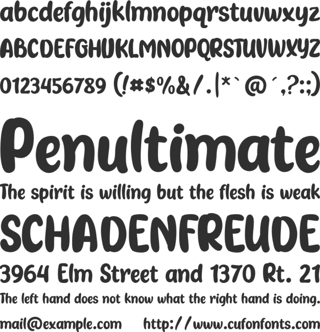 Graysie font preview