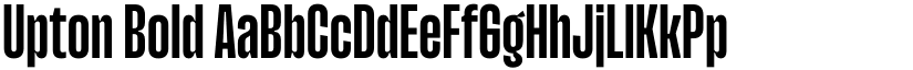 Upton Bold font