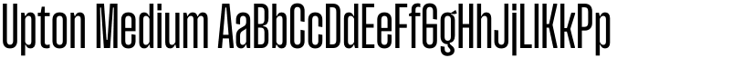 Upton Medium font