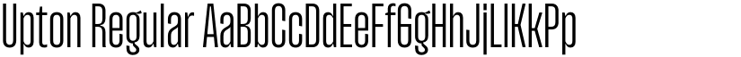 Upton Regular font
