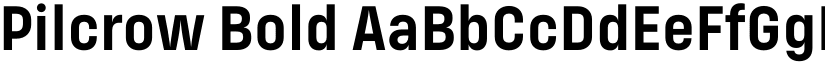 Pilcrow Bold font