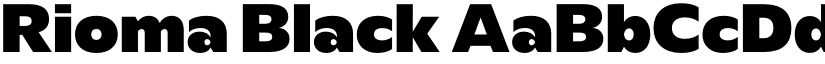 Rioma Black font