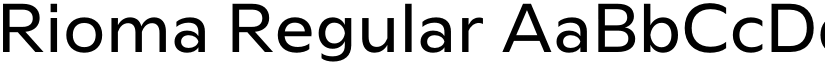 Rioma Regular font