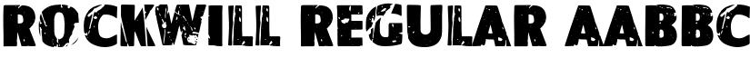 Rockwill Regular font