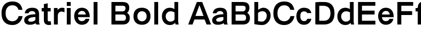 Catriel Bold font