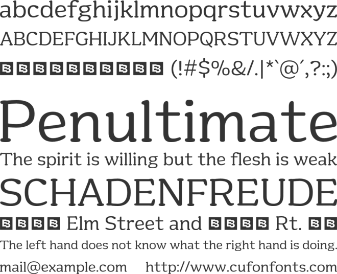 Brandier Trial font preview