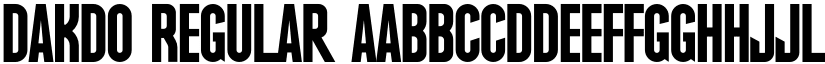DAKDO font download
