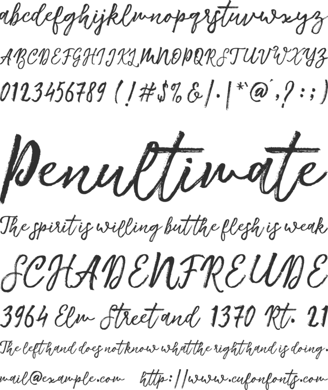 Anstolina font preview
